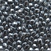 Margele Oval Candy 6x4 mm - Hematite