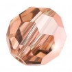 Faceted Round 6 mm - Crystal Capri Gold
