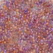 Round Beads 3 mm - Dual Coated Purple-Orange.