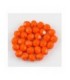 Fire polish 6 mm - Opaque Bright Orange