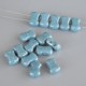 CoCo Beads - Opq Blue Ceramic Look
