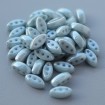 Cali Beads 8 x 3 mm - Opq Blue Ceramic Look