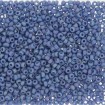 Tub Miyuki Round Rocailles 11/0 - Frost Opq Glaze Rnbw Soft Blue